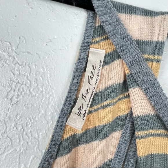 Free People Workshop Tie Back Tank Top L - Picture 8 of 8